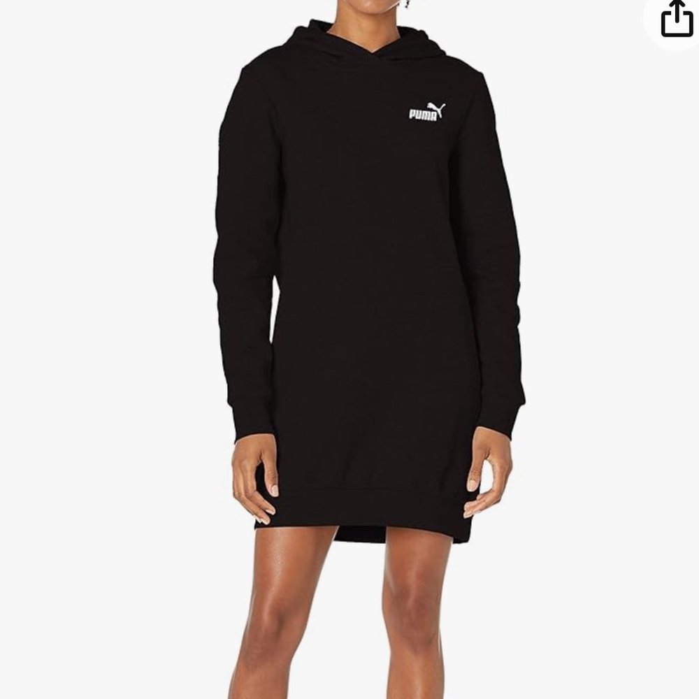 Dark Green Puma Hoodie Dress